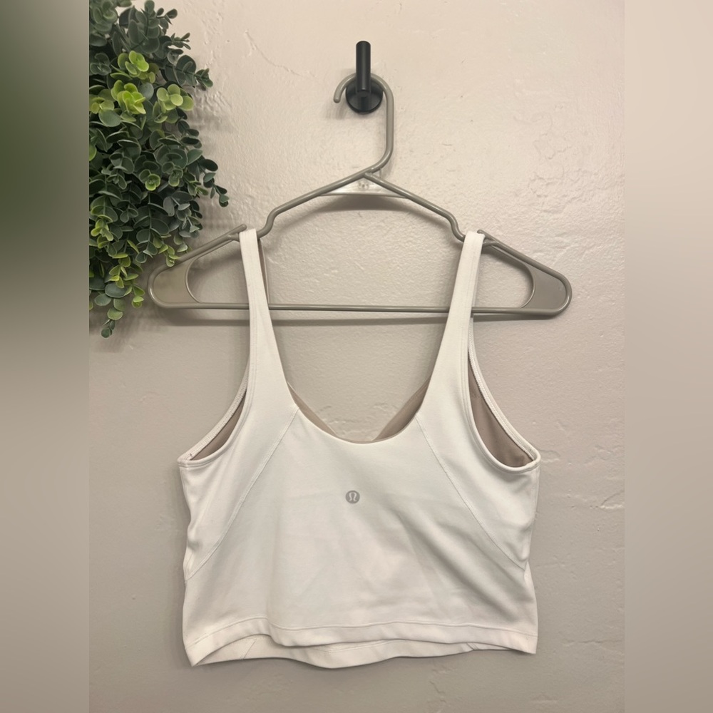Lululemon White “Align Tank Top” Size 8